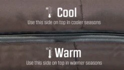 Outwell Contour Supreme Slaapzak - Grijs -Kampeeruitrusting 1069 1900 5709388112675 contour supreme coffee feature photo9