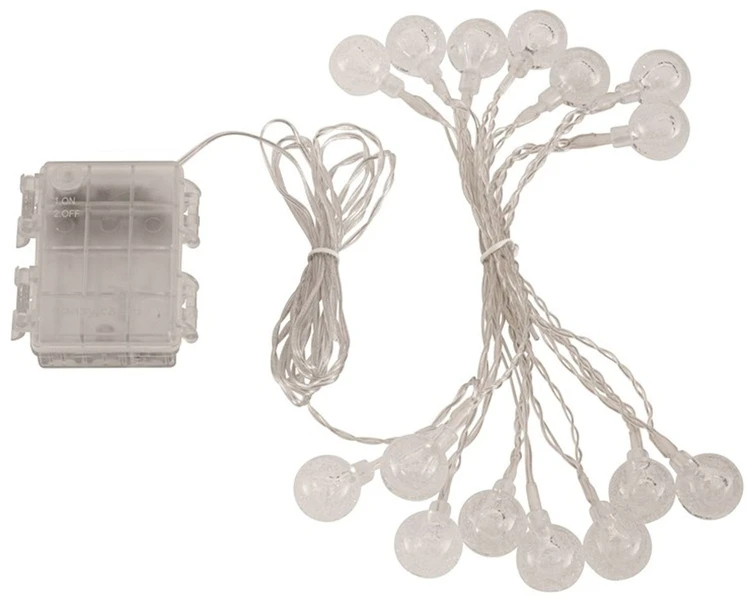 Easy Camp Globe Lichtsnoer Kleurenmix 15 Lampen - 2 Meter 2 Easy Camp Globe Lichtsnoer Kleurenmix 15 Lampen - 2 Meter - Afbeelding 2