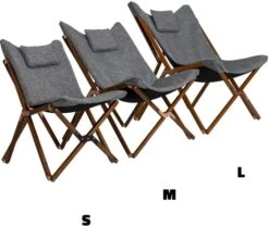Bo-Camp Urban Outdoor Bloomsbury Relaxstoel - Grijs - S -Kampeeruitrusting 1135 900 bo camp bloomsbury s grijs 6