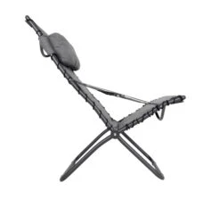 Crespo Tex Comfort AP-262 Loungestoel - Lichtgrijs -Kampeeruitrusting 1148406 04 1 1 1