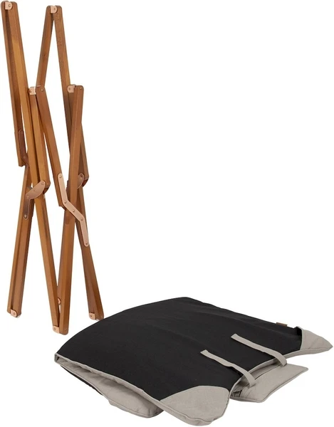 Bo-Camp Urban Outdoor Bloomsbury Vlinderstoel - Beige - L 6 Bo-Camp Urban Outdoor Bloomsbury Vlinderstoel - Beige - L - Afbeelding 6