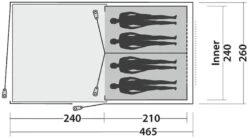 Easy Camp Galaxy 400 Steel Blue Tunneltent - 4 Personen -Kampeeruitrusting 1179 1900 e5f08167 cd39 48bb 9924 b67496b9e714 1280x960