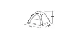 Easy Camp Comet 200 Koepeltent - 2 Personen 17 Easy Camp Comet 200 Koepeltent - 2 Personen -Kampeeruitrusting 120338 comet 200 drawing perspective2