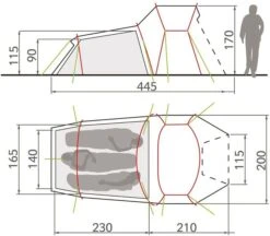 Vaude Chapel L XT Koepeltent - 3 Persoons -Kampeeruitrusting 12823 5 resultaat