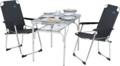 Bo-Camp Premium 90 X 60 Koffermodel Campingtafel - Grijs -Kampeeruitrusting 1404402 14 resultaat