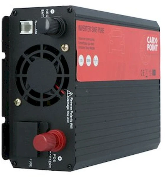 Carpoint Pure Sinus Omvormer 12V Naar 230V - 500W 2 Carpoint Pure Sinus Omvormer 12V Naar 230V - 500W - Afbeelding 2