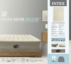 Intex Ultra Plush Luchtbed - Queensize - Ingebouwde Elektrische Pomp -Kampeeruitrusting 1714 1900 64428nd pkg 2023 300