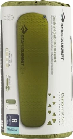 Sea To Summit Camp Mat 3.8 S Zelfopblazende Slaapmat -Kampeeruitrusting 1900 1267 00976624 08