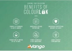 Vango Lismore 600XL Tunneltent - 5 Persoons - Groen -Kampeeruitrusting 1900 1783 lismore 600xl package 5