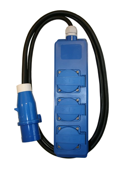 Haba Triple-unit Doos + CEE-stekker 1,5m 1 Haba Triple-unit Doos + CEE-stekker 1,5m