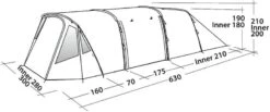 Easy Camp Palmdale 500 LUX Tunneltent - 5 Persoons 20 Easy Camp Palmdale 500 LUX Tunneltent - 5 Persoons -Kampeeruitrusting 501 1200 120370 palmdale 500 lux drawing perspective2