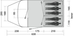 Easy Camp Palmdale 500 LUX Tunneltent - 5 Persoons 21 Easy Camp Palmdale 500 LUX Tunneltent - 5 Persoons -Kampeeruitrusting 590 1200 120370 palmdale 500 lux drawing floorplan3