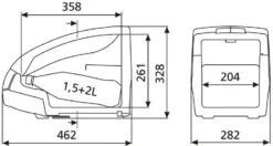 Dometic BordBar TB 15 Autokoelbox - 15 Liter -Kampeeruitrusting 641 1200 900 900 dometic bordbar tb 15 2