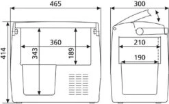 Dometic CoolFreeze CDF 18 Autokoelbox - 18L 11 Dometic CoolFreeze CDF 18 Autokoelbox - 18L -Kampeeruitrusting 737 1200 900 900 dometic coolfreeze cdf 18 7