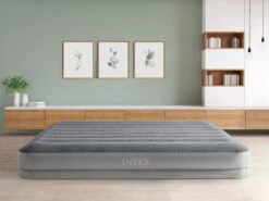 Intex Prestige Mid-Rise Luchtbed - Queensize - Ingebouwde Elektrische Pomp -Kampeeruitrusting 899 1200 intex prestige mid rise luchtbed queensize 3
