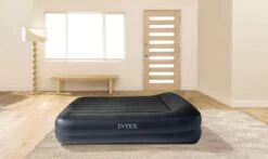Intex Pillow Rest Raised Luchtbed - Queensize - Ingebouwde Elektrische Pomp -Kampeeruitrusting 899 1514 64124 2