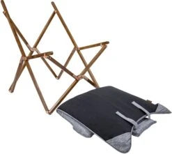 Bo-Camp Urban Outdoor Bloomsbury Vlinderstoel - Grijs - M -Kampeeruitrusting 900 1006 1200369 9