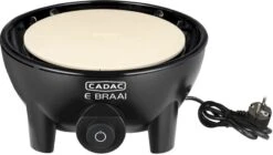 CADAC E-Braai Elektrische Barbecue - Zwart -Kampeeruitrusting 900 1500 5840 20 04 e braai 40 pizza stone