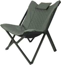 Bo-Camp Industrial Molfat Relaxstoel - Groen/Grijs -Kampeeruitrusting 900 865 1200353 02