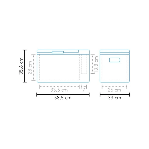 Mestic MCC-25 Compressor Koelbox - 25 Liter 6 Mestic MCC-25 Compressor Koelbox - 25 Liter - Afbeelding 6