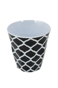 Bo-Camp Mix & Match Melamine Serviesset - 16-delig - Zwart -Kampeeruitrusting bo camp mix 4