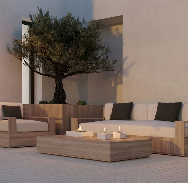 Tenderflame Erica 12 Tafelhaard - Wit - Afbeelding 2