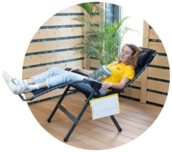 Crespo Air-Deluxe AP-232 Relaxstoel - Zwart -Kampeeruitrusting toppy s testpanel 4