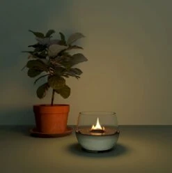 Tenderflame Tulip 14 Tafelhaard - Groen -Kampeeruitrusting tulip 14 reactive glace green sfeer op maat 3