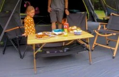 Zempire Kitpac V2 Campingtafel - Groot - 100 X 65 - Bamboe -Kampeeruitrusting zempire kitpac v2 campingtafel groot 10