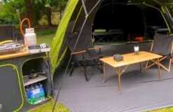 Zempire Kitpac V2 Campingtafel - Groot - 100 X 65 - Bamboe -Kampeeruitrusting zempire kitpac v2 campingtafel groot 9