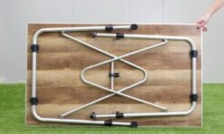 Dometic Zero Light Oak Large Campingtafel - 120 X 70 Cm -Kampeeruitrusting zerolightoaklarge